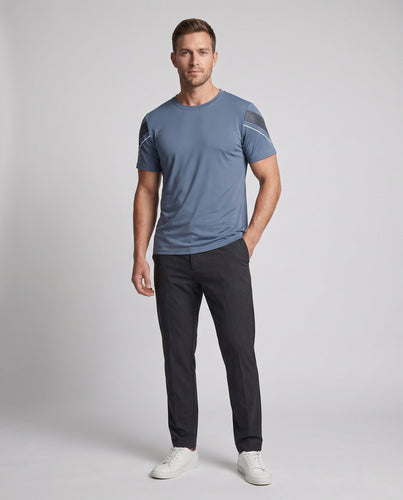 Herren atmungsaktives Sportshirt mit innovativer GewDruneestruktur Drune