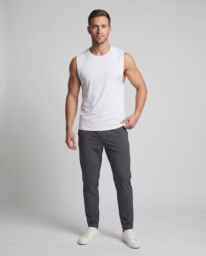 Herren Funktions-Tanktop mit atmungsaktiven Mesh-Einsätzen Drune