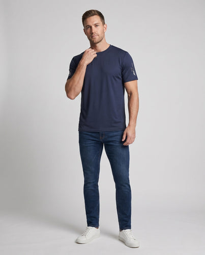 Herren innovatives Sport-T-Shirt mit atmungsaktiver Mesh-Struktur Drune