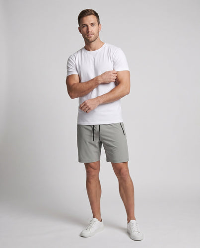 Herren sportliche Funktionsshorts mit elastischem Bund und praktischen Reißverschlusstaschen Drune