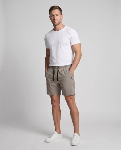 Herren sportliche Laufshorts mit atmungsaktivem Material und elastischem Bund Drune