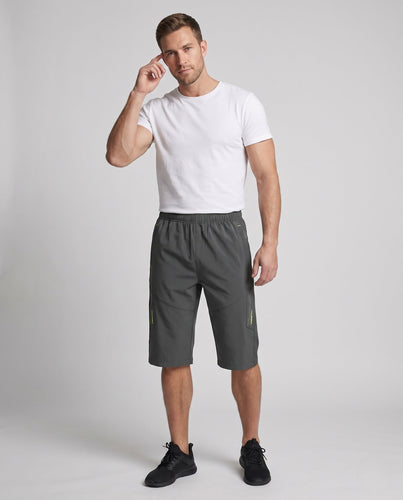 Herren Sportliche Laufshorts mit atmungsaktiven Einsätzen Drune