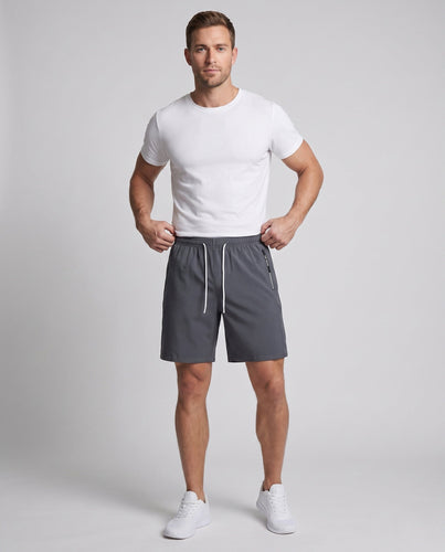 Herren Sportliche Schwimmshorts mit elastischem Bund und Reißverschlusstaschen Drune