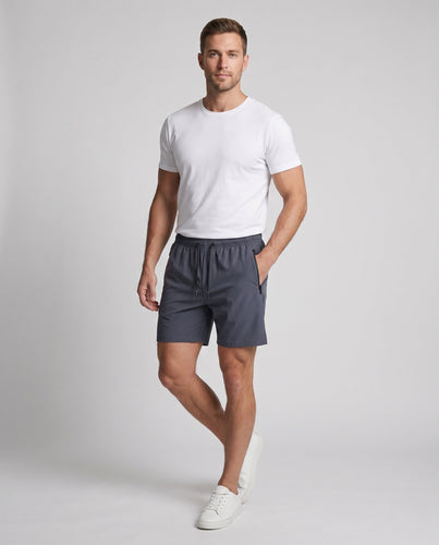 Herren Sportliche Shorts mit schnelltrocknendem Material und seitlichen Reißverschlusstaschen Drune