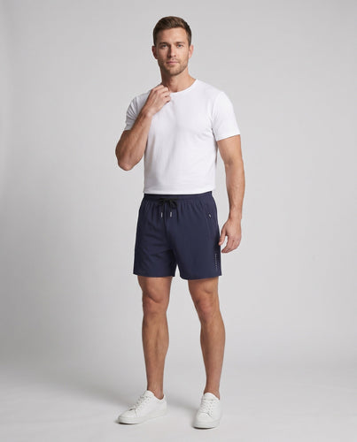 Herren Sportliche Trainingsshorts mit elastischem Bund und seitlichen Reißverschlusstaschen Drune