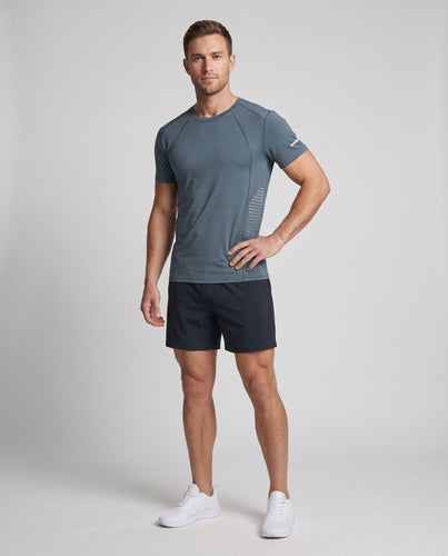 Herren Sportliches Kurzarm-T-Shirt mit atmungsaktiven Einsätzen Drune