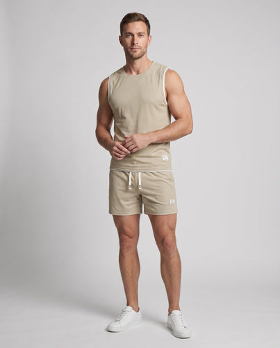 Herren Sportliches Tanktop und Shorts Set Drune