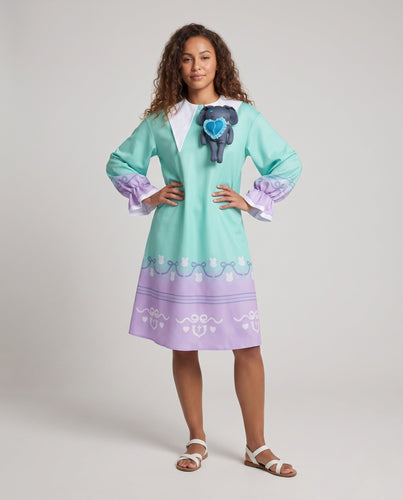 Damen Cosplay-Kleid mit einzigartigen Accessoires und verspieltem Design Drune