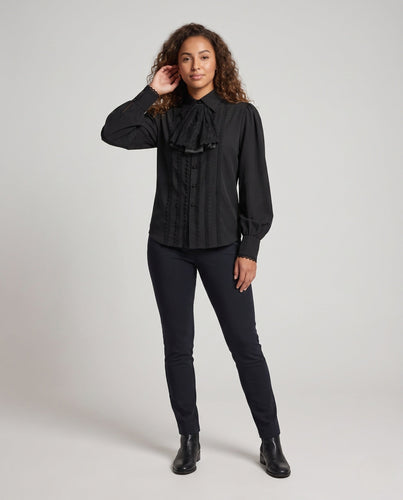 Damen elegante Weste mit floralem Design und asymmetrischem Saum Drune