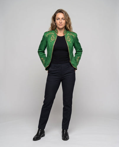Damen historische Kostümjacke mit kunstvollen Verzierungen Drune