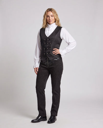 Damen Rüschenhemd mit eleganter Kragenpartie Drune