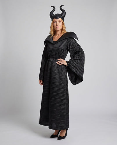 Damen Elegantes und mystisches Kostüm mit schimmernden Stoff und edlen Accessoires Drune