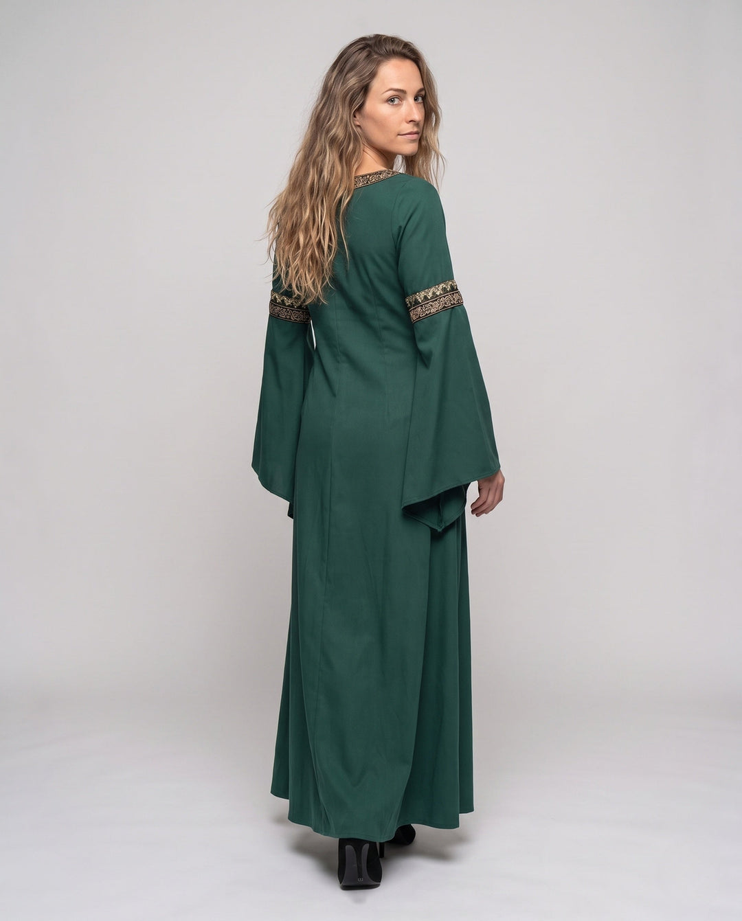 Damen historisches Märchenkleid mit elegantem Schnürdesign Drune