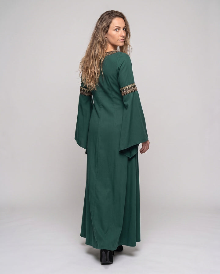 Damen historisches Märchenkleid mit elegantem Schnürdesign Drune