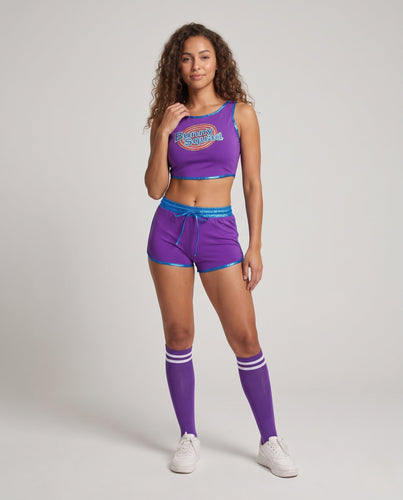 Damen Sportliches Funkelndes Kostümset Drune