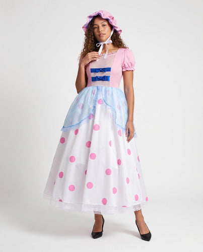 Damen Verspielt romantisches Kostümkleid mit Tüllakzenten Drune