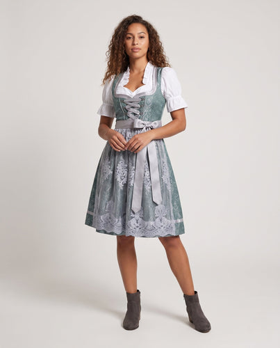 Damen Dirndl mit filigranem Spitzenbesatz Drune