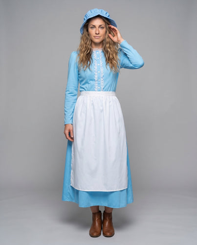 Damen Historisches Bauernkostüm mit eleganter Schürze und detailverliebt gestalteter Bluse Drune