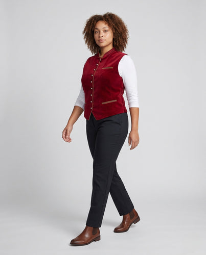 Damen Elegante gesteppte Weste Drune