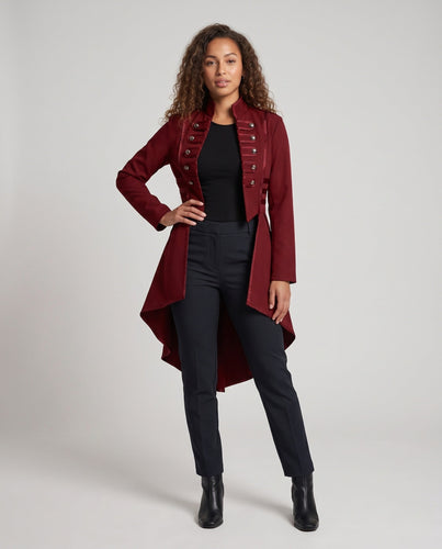 Damen Eleganter Kappenkleid mit asymmetrischem Saum und schicken Details Drune