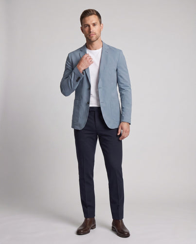 Herren Reiseblazer aus funktionellem Performance-Material mit aufgesetzten Taschen Drune