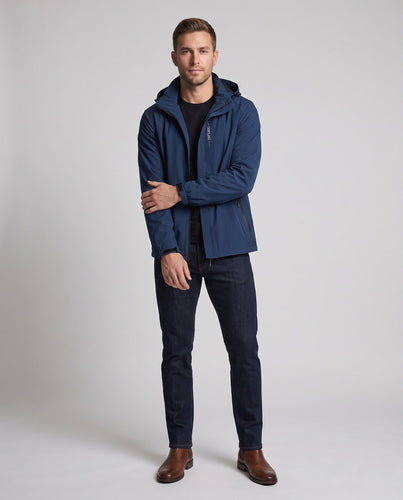 Herren Atmungsaktive Leichte Wind- und Regenjacke drune