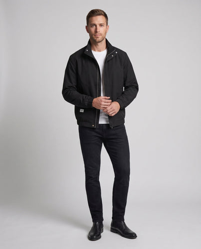 Männer Leichte Winddichte Freizeitjacke mit Stehkragen und Elastischen Bündchen drune