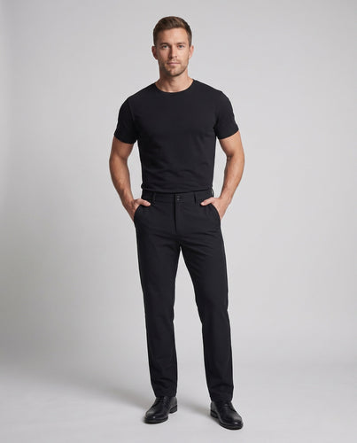 Herren Elegante Stretch Chino Hose Drune