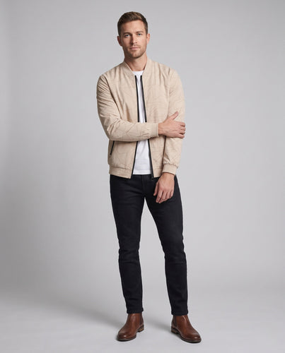 Modische Herren-Bomberjacke mit modernen Details Drune