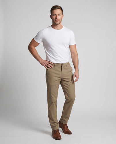 Herren atmungsaktive Reisecord-Hosen mit Stretch und umgeschlagenem Saum Drune