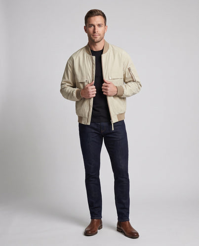 Sportliche Übergangsjacke für Herren mit modischen Details Drune