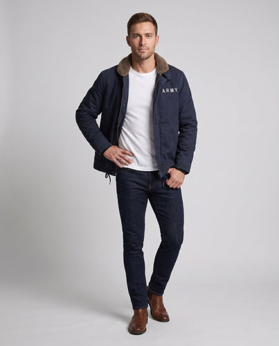 Herren Stylische Übergangsjacke mit Innenfutter Drune