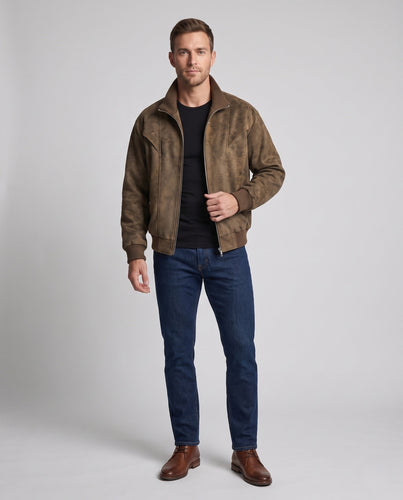 Herren Stylishe Overshirt Jacke Drune