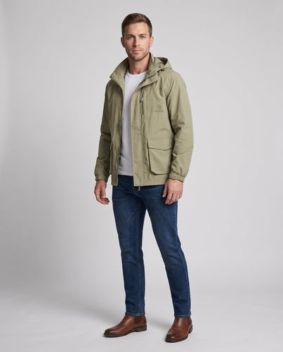 Herren Technische Outdoorjacke mit abnehmbarer Kapuze Drune