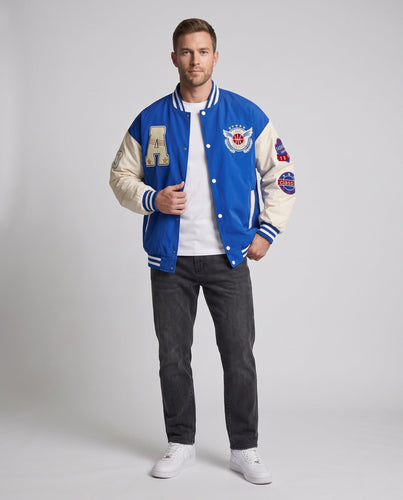 Herren Trendige Collegejacke Drune
