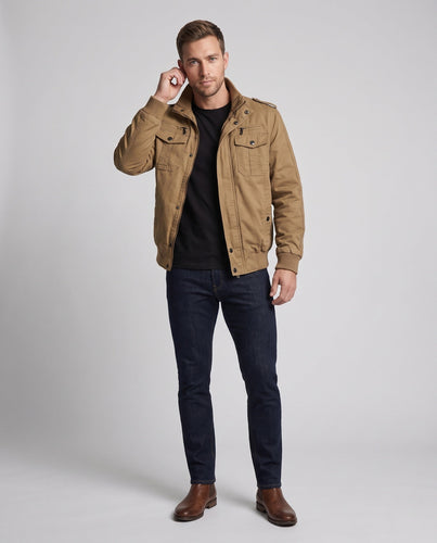 Herren Übergangsjacke mit wärmeisolierendem Futter Drune