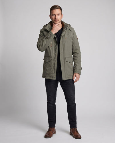 Herren Warme Funktionsjacke mit Fleece-Futter Drune