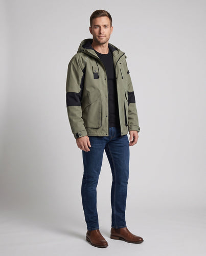 Herren wasserabweisende Allwetterjacke Drune