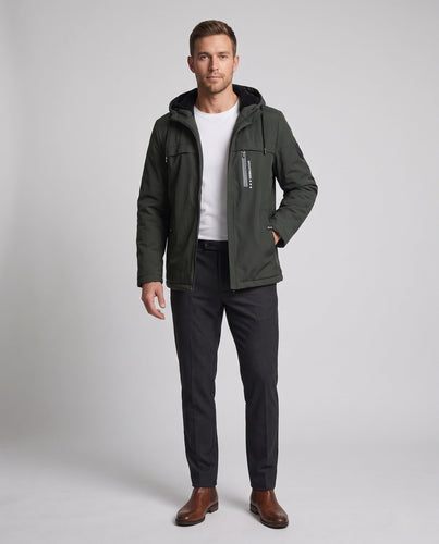 Herren Wetterfeste Kapuzenjacke Drune