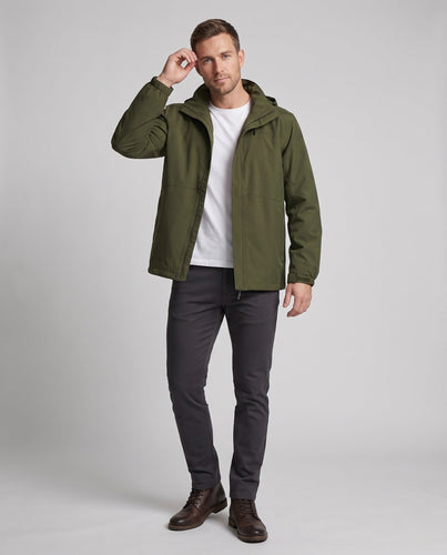 Unisex Funktionsjacke mit verstellbarer Kapuze Drune