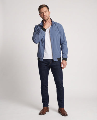 Herren Leichte Windbreaker-Jacke mit Reißverschluss Drune
