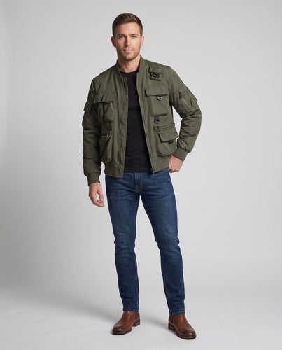 Herren Militärische Multifunktionsjacke Drune