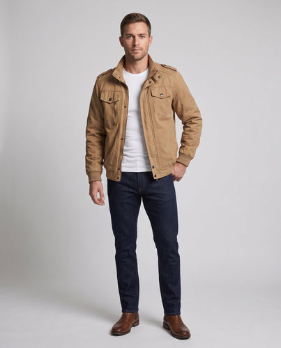 Herren Modische Utility-Jacke mit mehreren Taschen Drune 1788278683