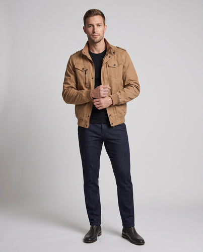 Herren Modische Utility-Jacke mit mehreren Taschen Drune