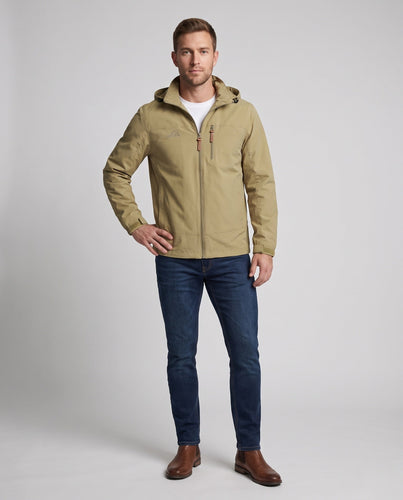 Herren Outdoor-Jacke mit hohem Kragen Drune