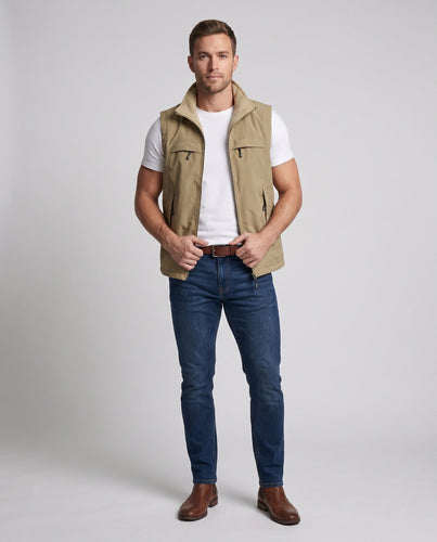 Herren Praktische und wandelbare Fleece-Weste Drune