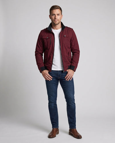 Herren Stylische Feldjacke mit praktischen Taschen Drune