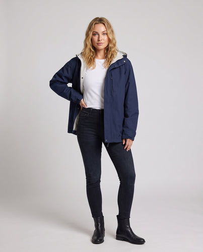 Damen Atmungsaktive Regenjacke Drune