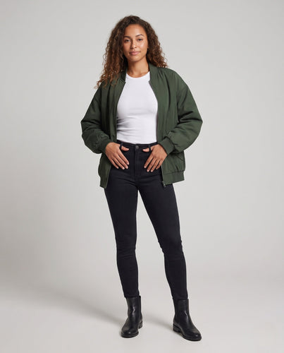 Damen Leichte Bomberjacke Drune
