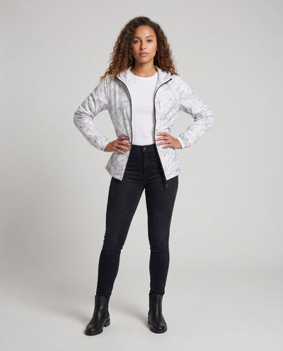 Damen Leichte Regenjacke mit verstellbarer Kapuze Drune